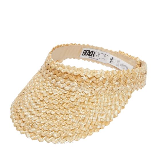 NWT Beach Riot Straw Visor main image 8